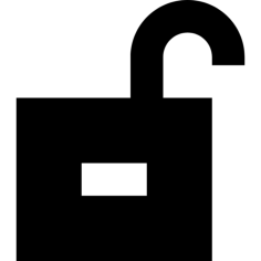 Lock Open Outline Svg File, Free Vectors File